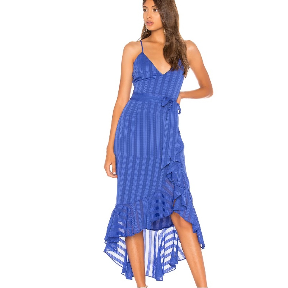 Lovers + Friends Cobalt Blue Midi Dress